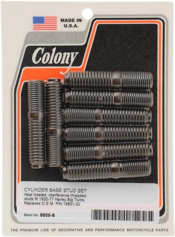 Pinnbultssats cylinderfot Colony Big Twin 30-77