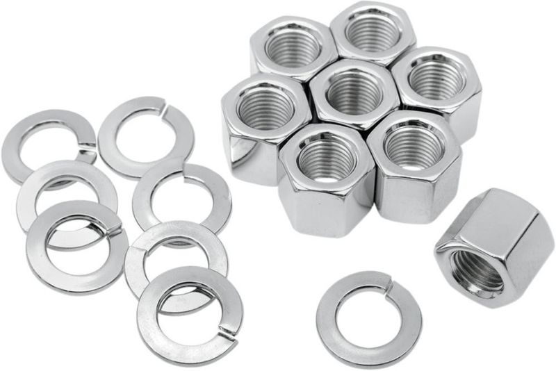 Muttersats cylinderfot Colony krom Touring 74-77