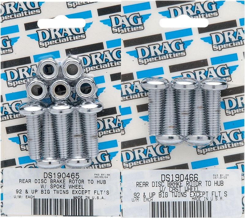 Monteringssats nav Drag Specialties Brake bak H-D 92-15