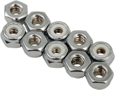 Muttrar insats Drag Specialties 10-24 nylon krom (10-pack)