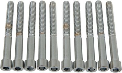 Insexskruvar Drag Specialties 1/4-20X2.25 1/4-20 slät krom (10-pack)