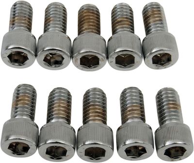 Insexskruvar Drag Specialties 5/16-18X0.625 5/16-18 räfflad krom (10-pack)