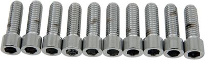 Insexskruvar Drag Specialties 5/16-18X1 5/16-18 slät krom (10-pack)
