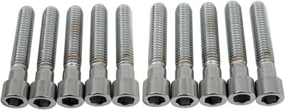 Insexskruvar Drag Specialties 3/8-16x2 slät krom 5-pack