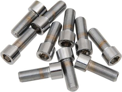 Insexskruvar Drag Specialties 3/8-24x3/4 slät krom 10-pack