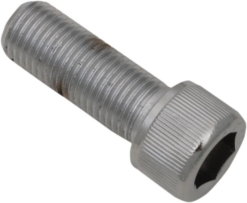 Insexskruvar Drag Specialties Fine 3/8-24X1 3/8-24 räfflad krom (10-pack)