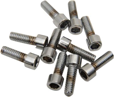 Insexskruvar Drag Specialties 8-32 1/2 räfflad krom (10-pack)