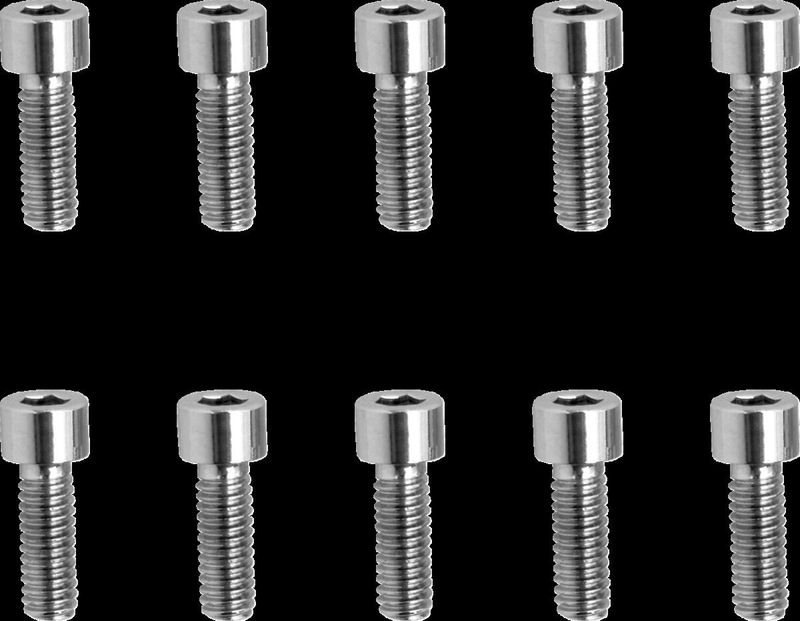 Insexskruvar Drag Specialties 8-32 1/2 slät krom (10-pack)