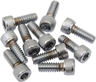 Insexskruvar Drag Specialties 10-24 3/8 räfflad krom (10-pack)