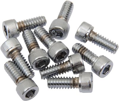 Insexskruvar Drag Specialties 10-24 1/2 räfflad krom (10-pack)
