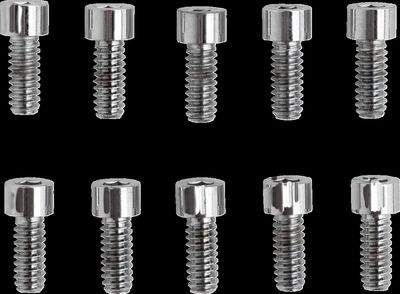 Insexskruvar Drag Specialties 10-24x1/2 slät krom 10-pack