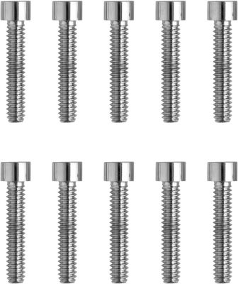 Insexskruvar Drag Specialties 10-24 1 Head slät krom (10-pack)