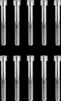 Insexskruvar Drag Specialties 10-24 1 3/4 slät krom (10-pack)
