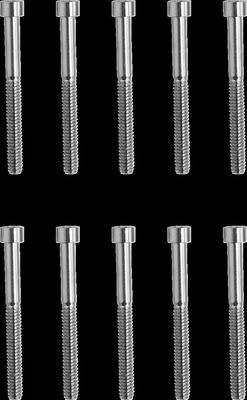 Insexskruvar Drag Specialties 10-24 2 slät krom (10-pack)