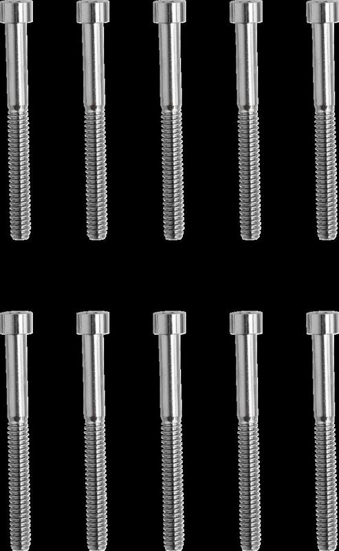 Insexskruvar Drag Specialties 10-24 2 slät krom (10-pack)