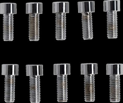 Insexskruvar Drag Specialties 10-32x1/2 slät krom 10-pack