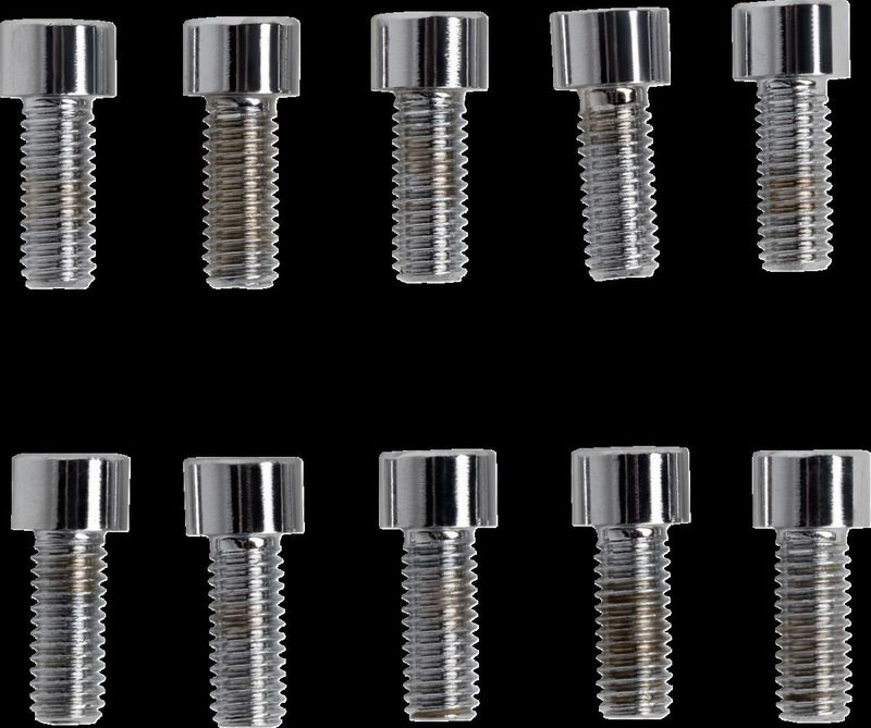 Insexskruvar Drag Specialties 10-32x1/2 slät krom 10-pack
