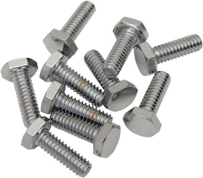 Skruvar Drag Specialties Hex-Head 1/4-20X0.675 1/4-20 krom (10-pack)