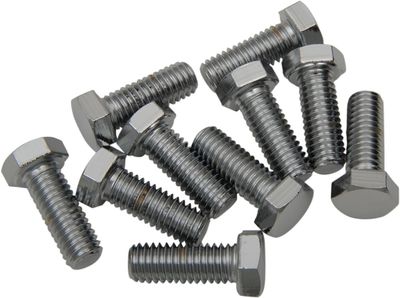 Skruvar Drag Specialties Hex-Head 3/8-16X0.75 3/8-16 krom (10-pack)