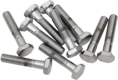 Sexkantskruvar fingänga Drag Specialties 1/4-28X1.25 krom (10-pack)