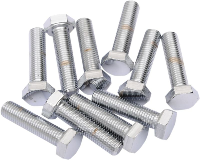 Sexkantskruvar fingänga Drag Specialties 5/16-24X1.5 krom (10-pack)