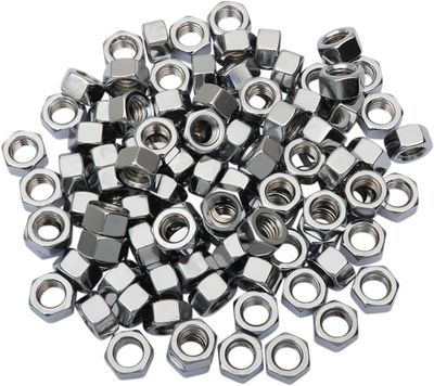 Muttrar Drag Specialties 5/16-24 krom (100-pack)