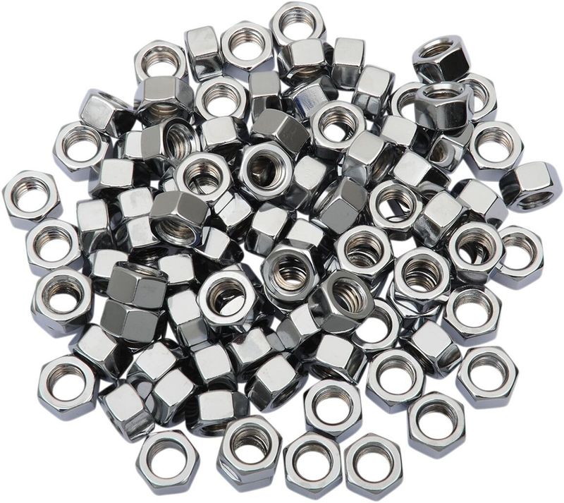 Muttrar Drag Specialties 5/16-24 krom (100-pack)
