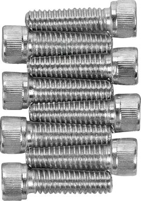 Skruv Drag Specialties krom räfflad H-D 76-99