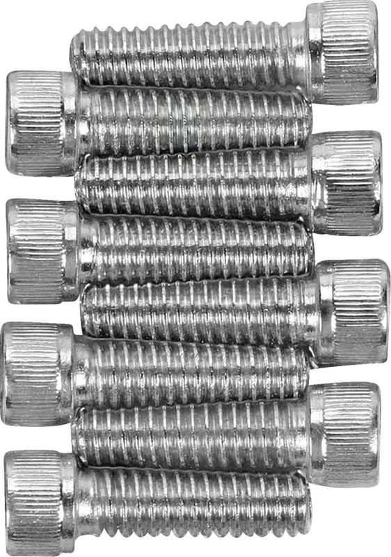 Skruv Drag Specialties krom räfflad H-D 76-99