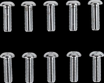 Skruvar Drag Specialties 5/16-18X1 5/16-18 kupolhuvud krom (10-pack)