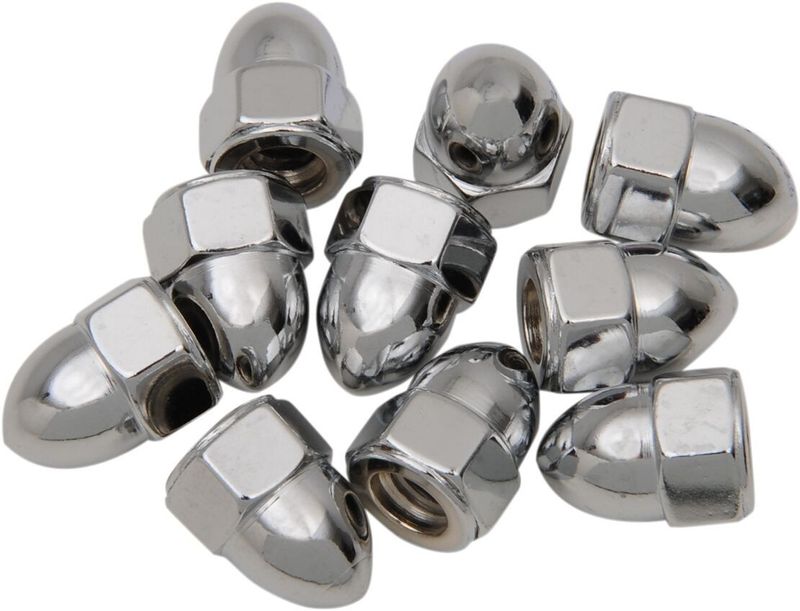 Mutter Drag Specialties Sets 1/4-20 krom (10-pack)