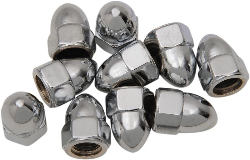 Mutter Drag Specialties Sets 3/8-16 krom (10-pack)