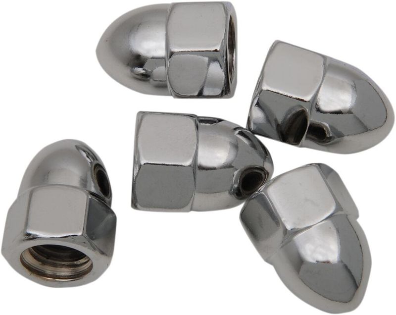 Mutter Drag Specialties Sets 1/2-13 krom (5-pack)