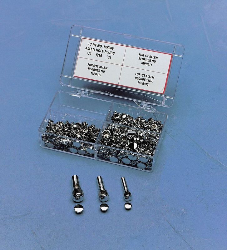 Plugg Drag Specialties Assortment Allen-head krom