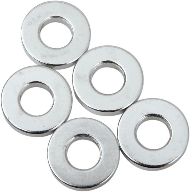 Distanser Drag Specialties 1/4 5/8 1/8 krom (5-pack)