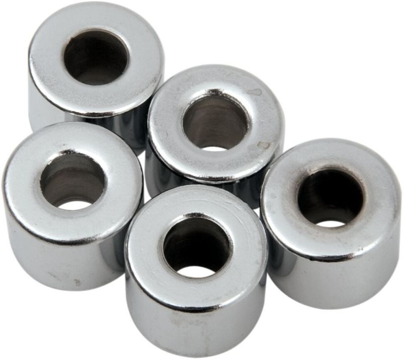 Distanser Drag Specialties 1/4 5/8 1/2 krom (5-pack)