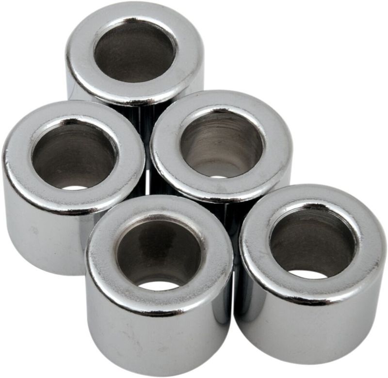 Distanser Drag Specialties 5/16 5/8 1/2 krom (5-pack)