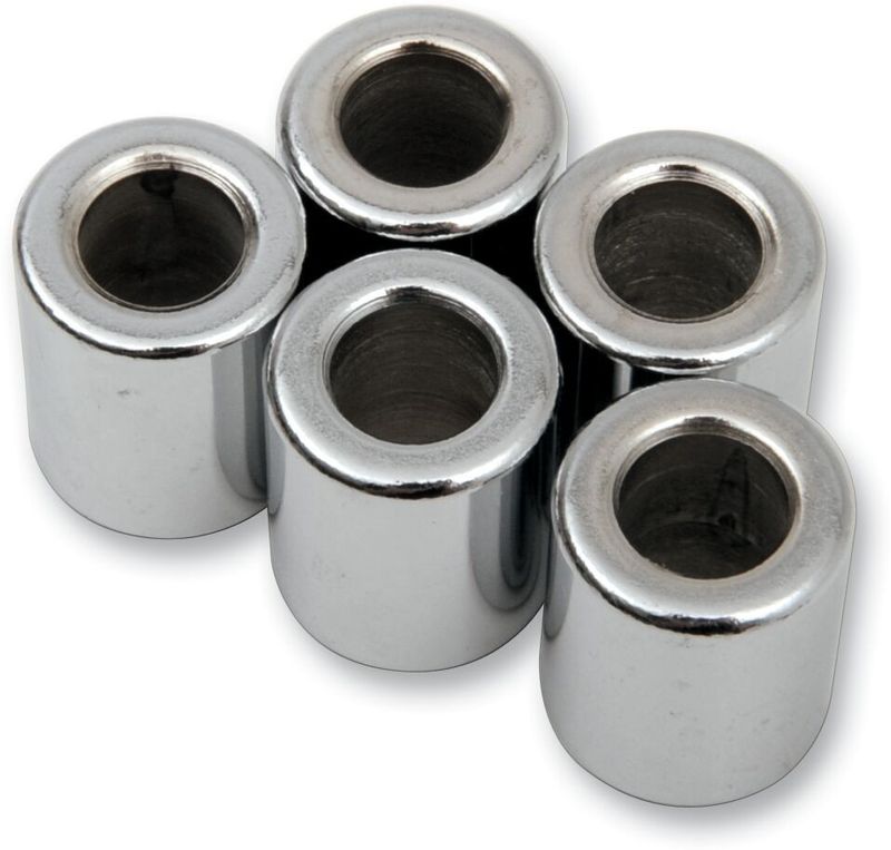 Distanser Drag Specialties 5/16 5/8 3/4 krom (5-pack)