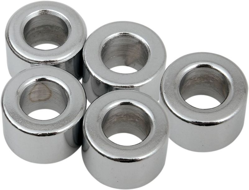 Distanser Drag Specialties 3/8 3/4 1/2 krom (5-pack)