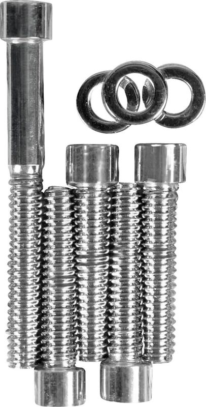 Skruv lock Drag Specialties krom slät H-D 87-99