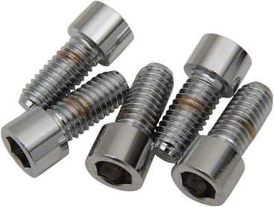 Insexskruvar Drag Specialties Coarse 7/16X14X1 7/16-14X1 slät krom (5-pack)