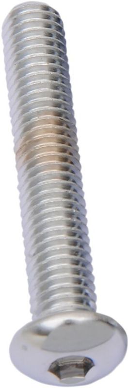 Skruvar Drag Specialties 3/8-16X2.5 3/8X16X2-1/2 kupolhuvud krom (5-pack)