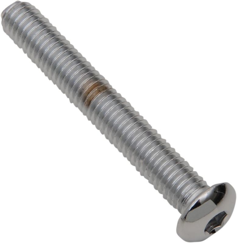Skruvar Drag Specialties 3/8-16X2.75 3/8X16X2-3/4 kupolhuvud krom (5-pack)