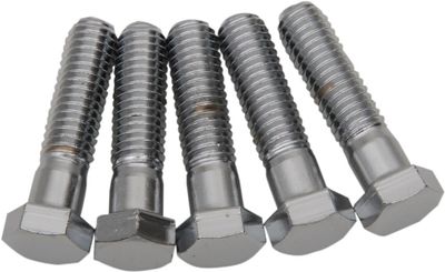 Skruvar Drag Specialties Hex-Head 7/16-14X1.75 krom (5-pack)