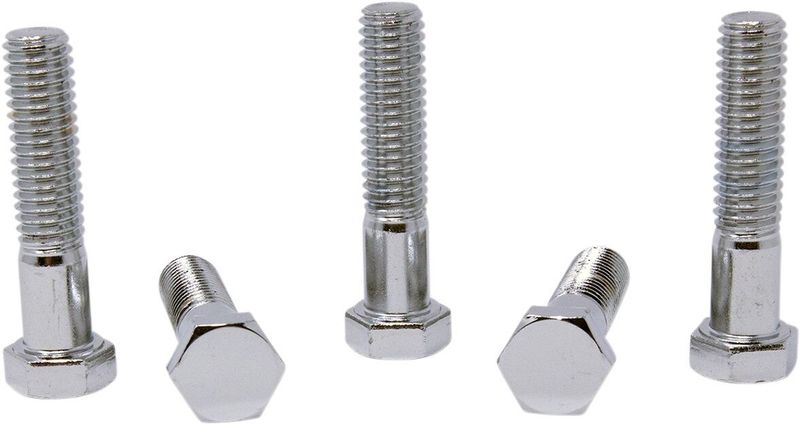 Skruvar Drag Specialties Hex-Head 7/16X14X2 7/16-14X2 krom (5-pack)