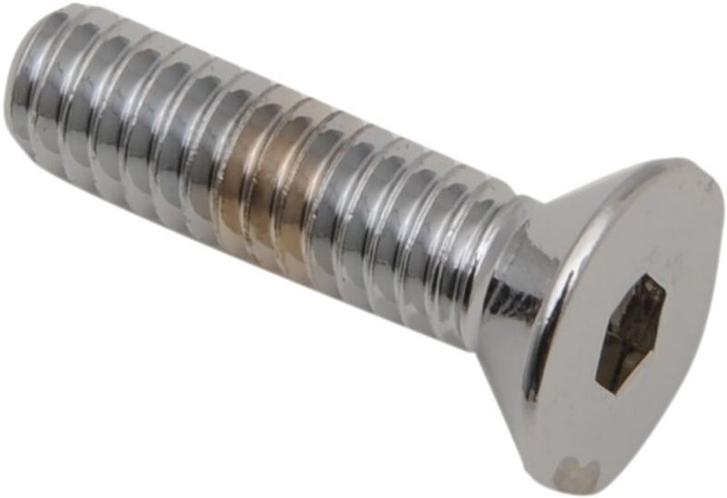 Insexskruvar Drag Specialties Countersunk 1/4X20X1 1/4-20X1 krom matt (10-pack)