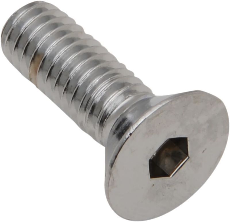 Insexskruvar Drag Specialties Countersunk Flthead krom (10-pack)