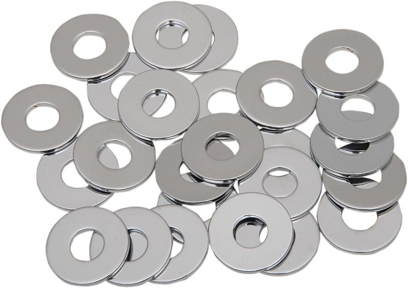 Brickor Drag Specialties Specialty Uss 7/16 krom (25-pack)