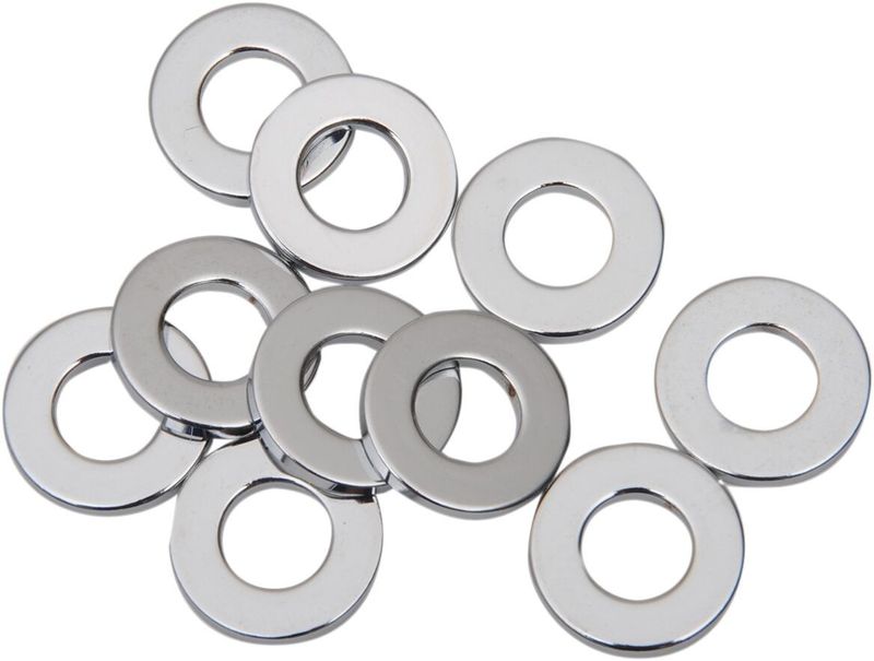 Brickor Drag Specialties Specialty 0.46875 0.125 platt matt krom (10-pack)