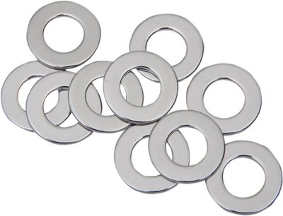 Brickor Drag Specialties Specialty 0.46875 0.078125 platt matt krom (10-pack)